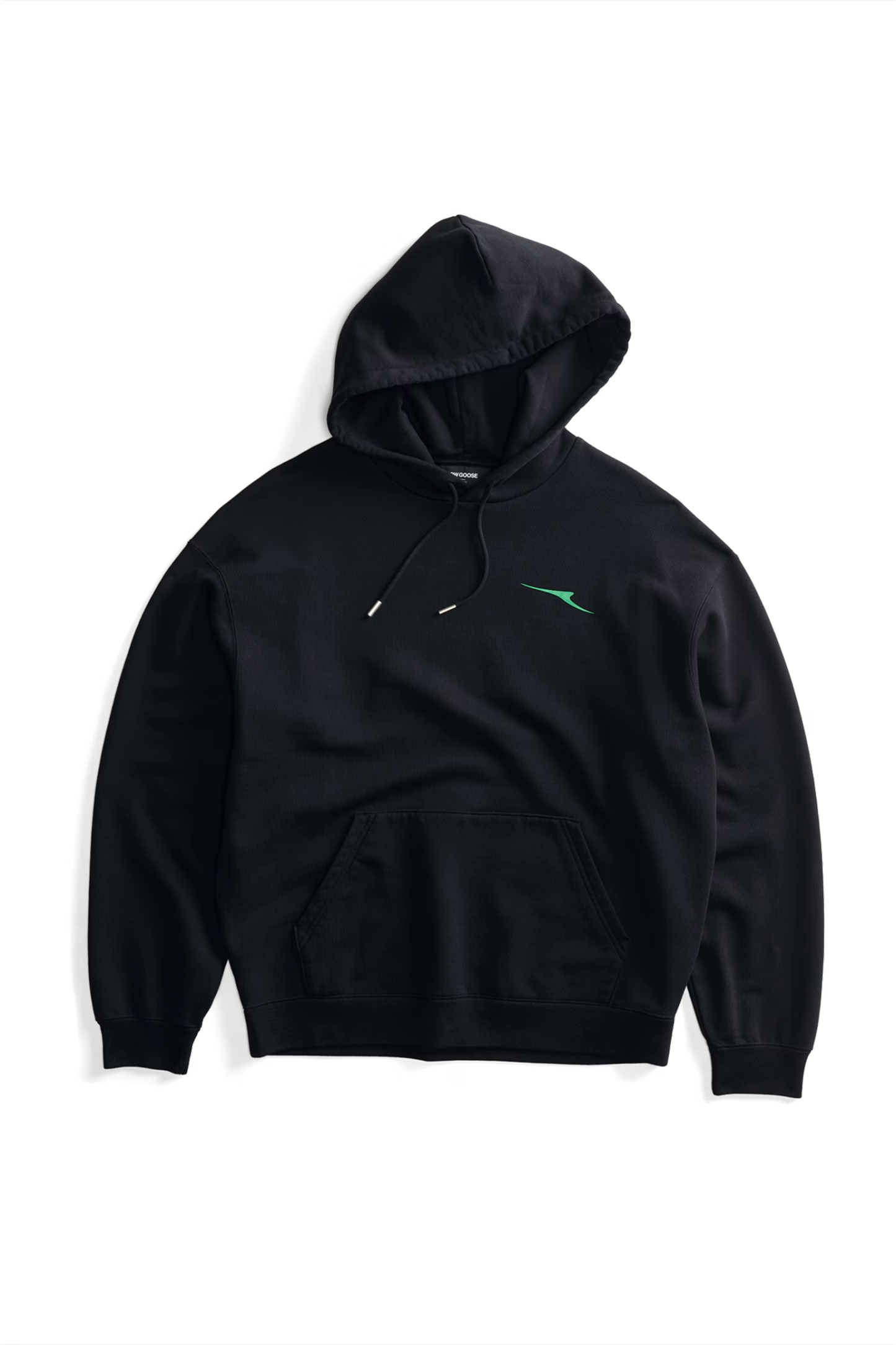 カナダグース リゲル オーバーサイズ プリント フード付きスウェットシャツ ユニセックス (ブラック)