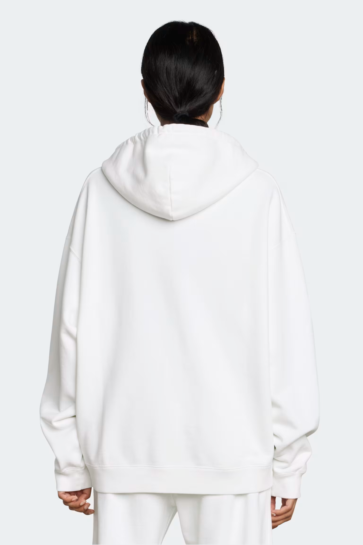 カナダグース リゲル オーバーサイズ プリント フード付きスウェットシャツ ユニセックス (ホワイト)