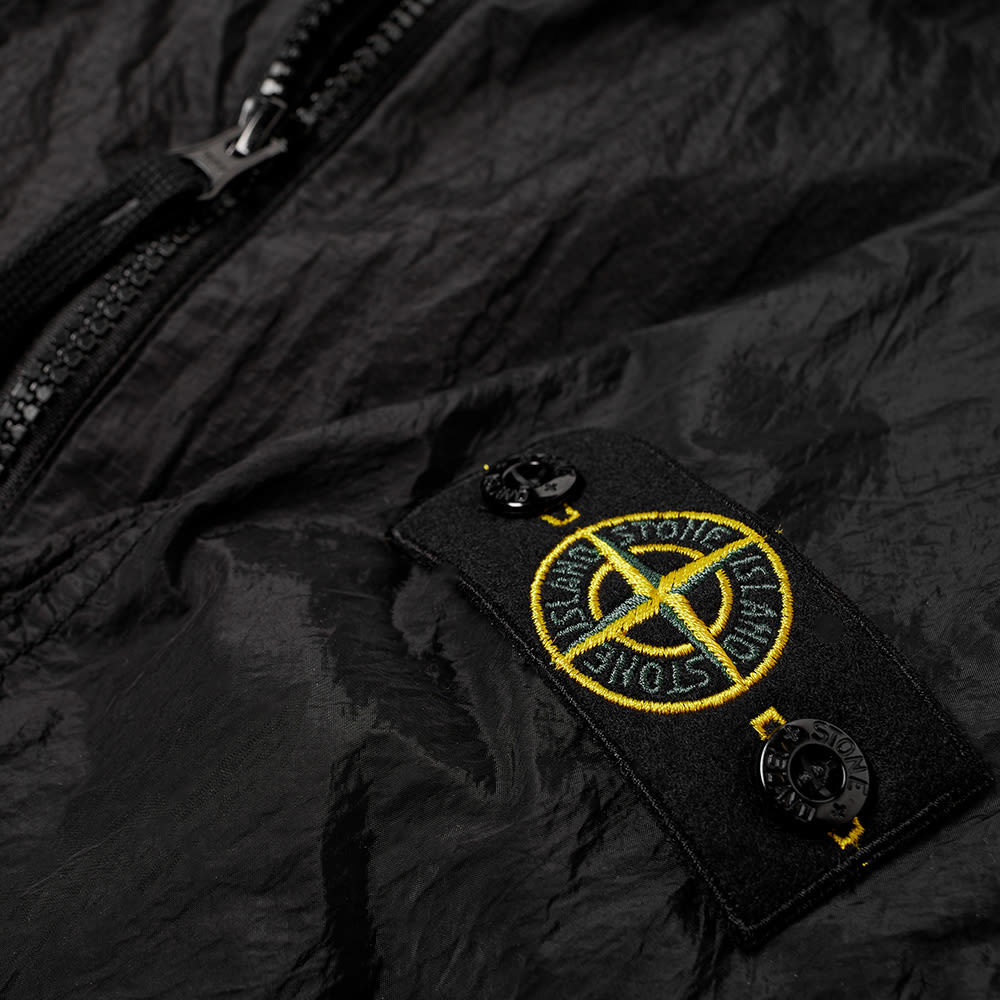 Stone Island Nylon Metal Zip Overshirt （Black）