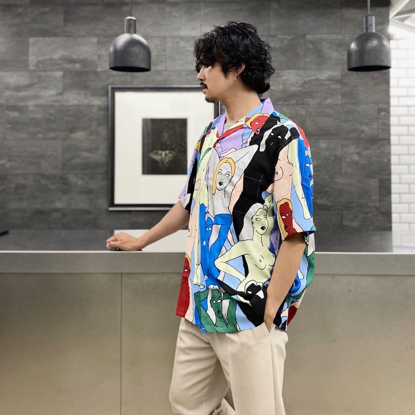 HAWAIIAN SHIRT S/S (TYPE 2) #BLUE [22SS-WMS-HI02]
