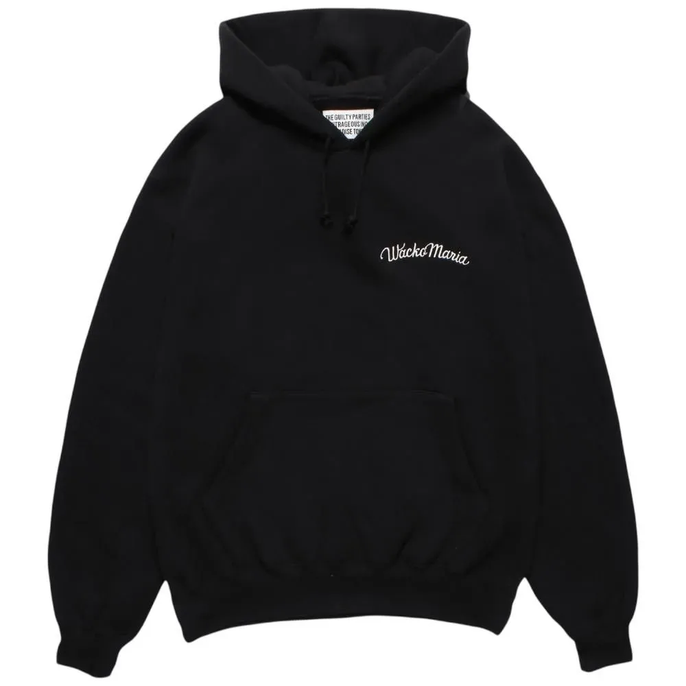 MIDDLE WEIGHT PULLOVER HOODED SWEAT SHIRT(BLACK)