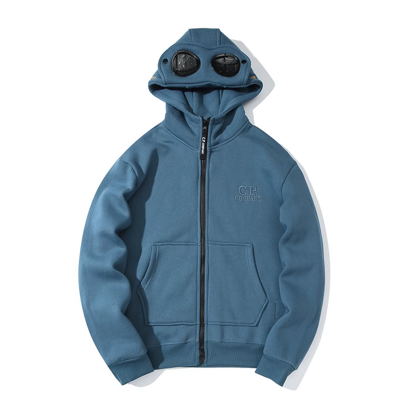 Diagonal Raised Fleece Goggle Sweatshirt カラー: Sapphire Blue