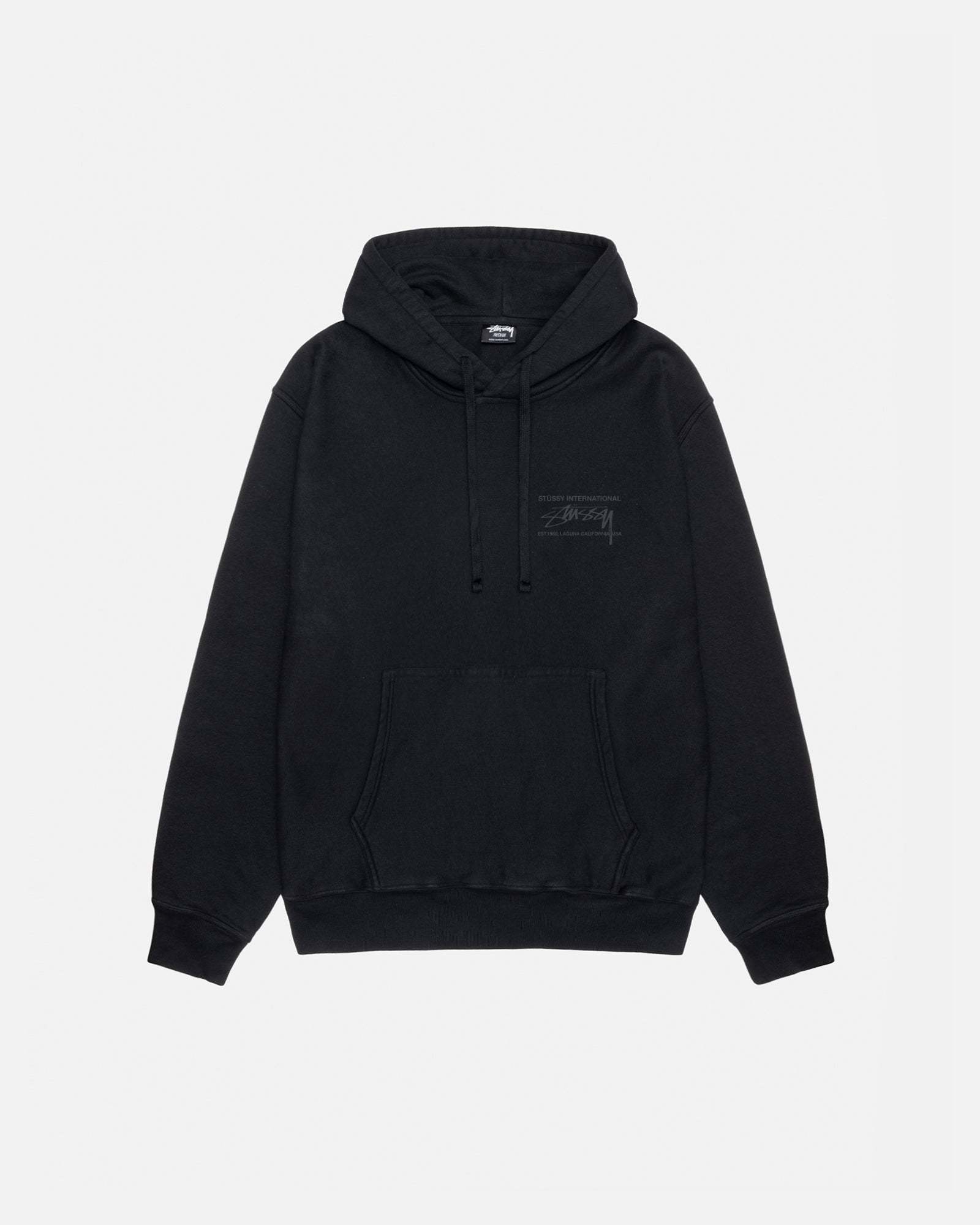 SMOOTH INTERNATIONAL HOODIE PIGMENT DYED
