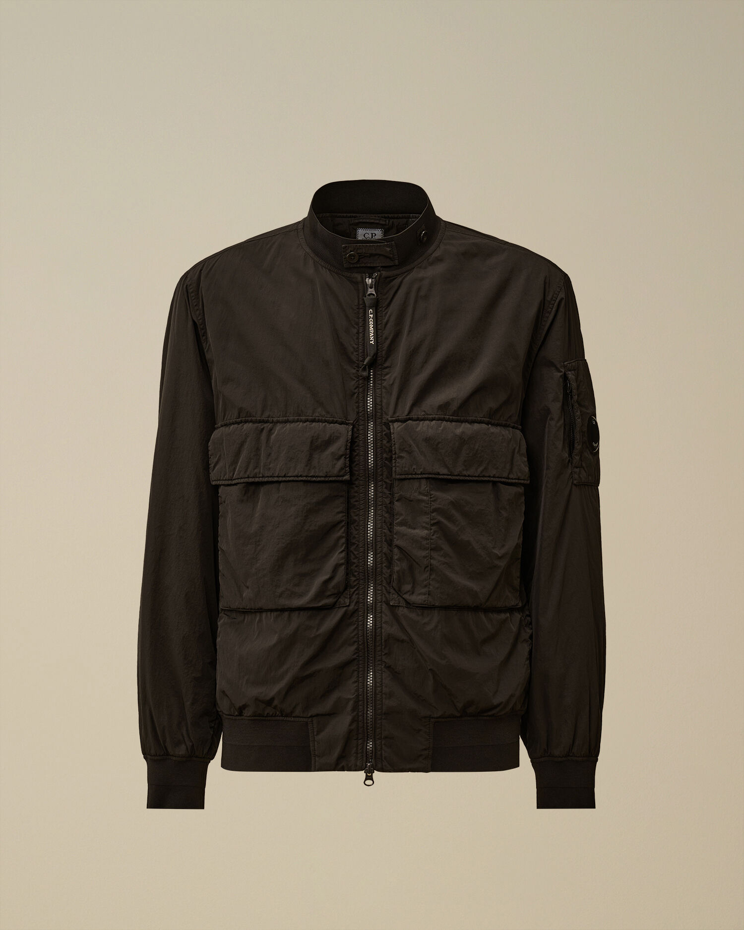 Chrome-R Bomber Jacket カラー: BLACK