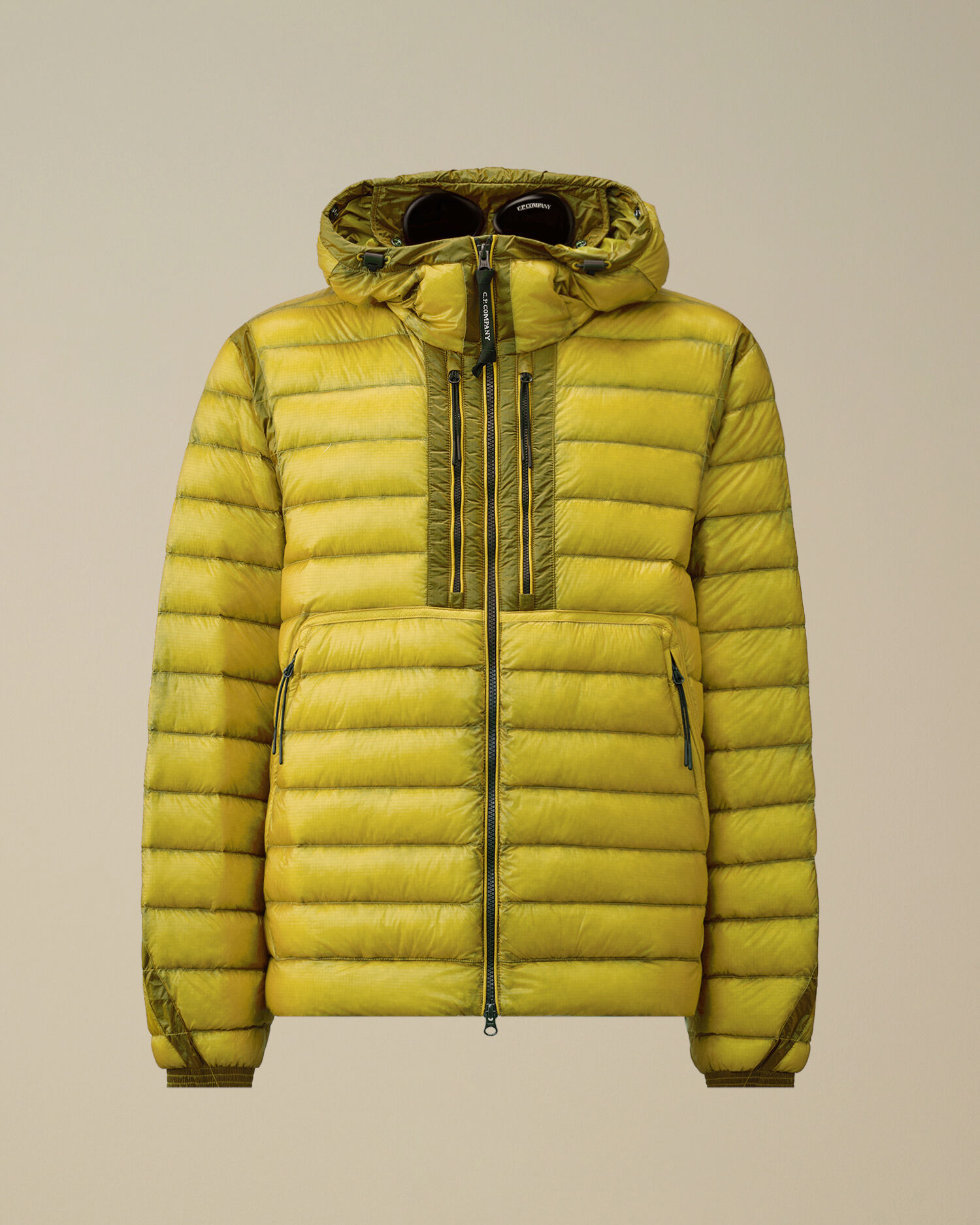 D.D. Shell Goggle Down Jacket カラー: GREEN SHEEN