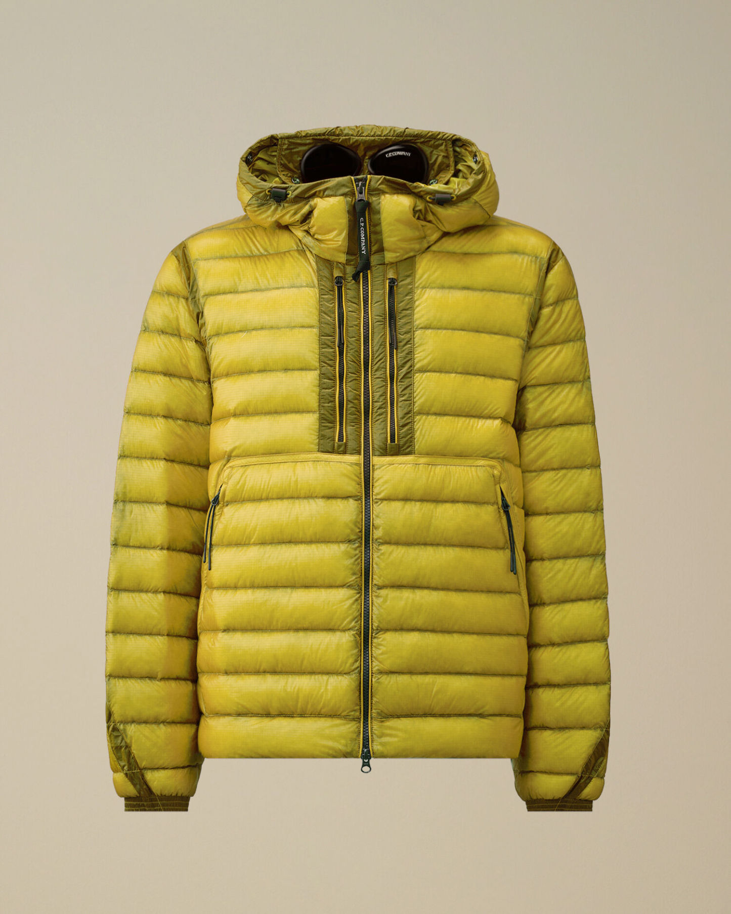 D.D. Shell Goggle Down Jacket カラー: GREEN SHEEN