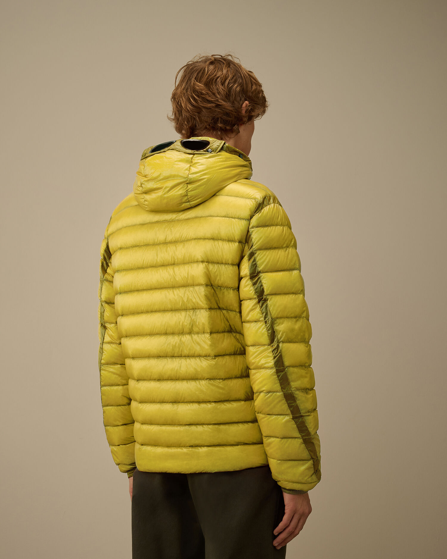 D.D. Shell Goggle Down Jacket カラー: GREEN SHEEN