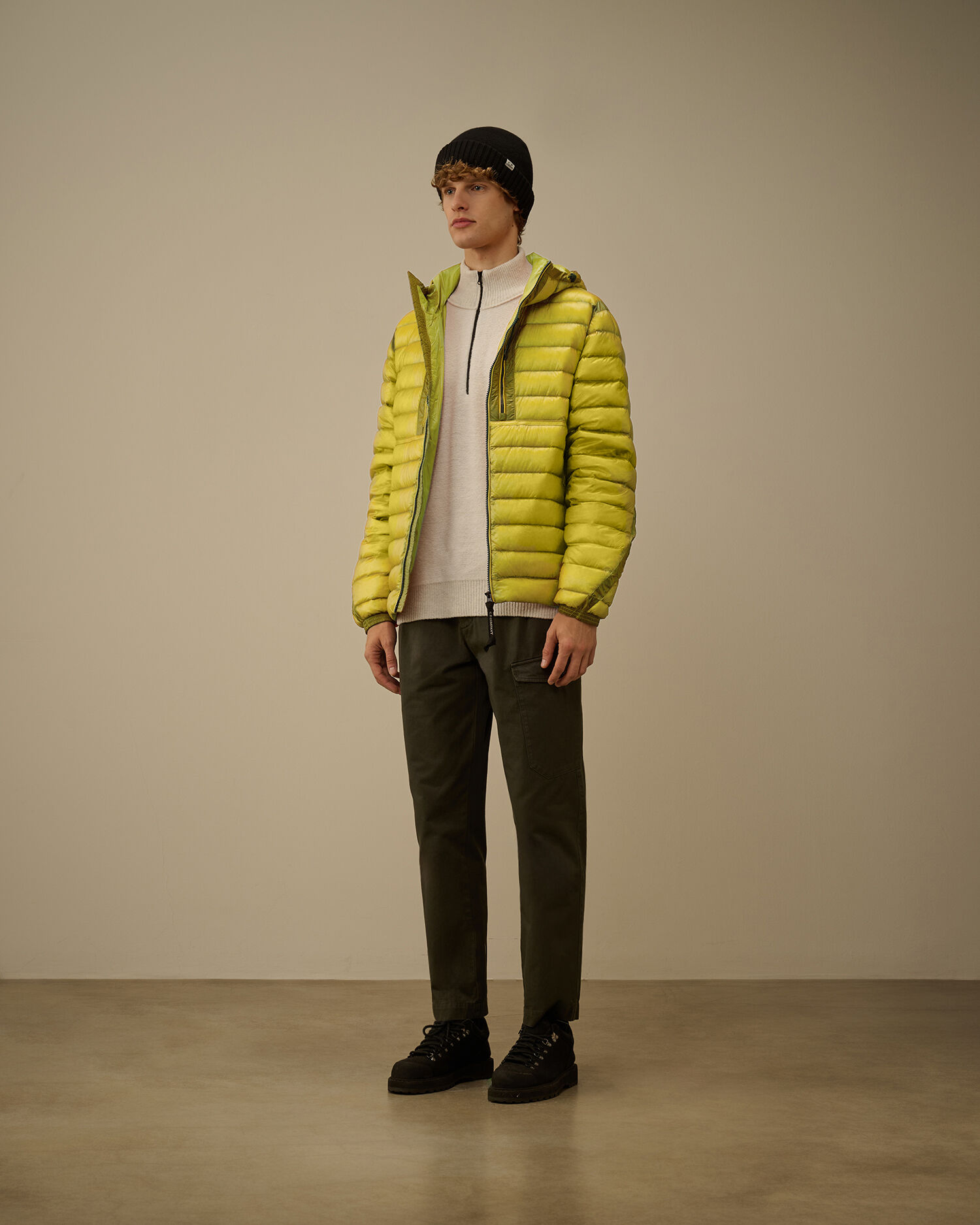 D.D. Shell Goggle Down Jacket カラー: GREEN SHEEN