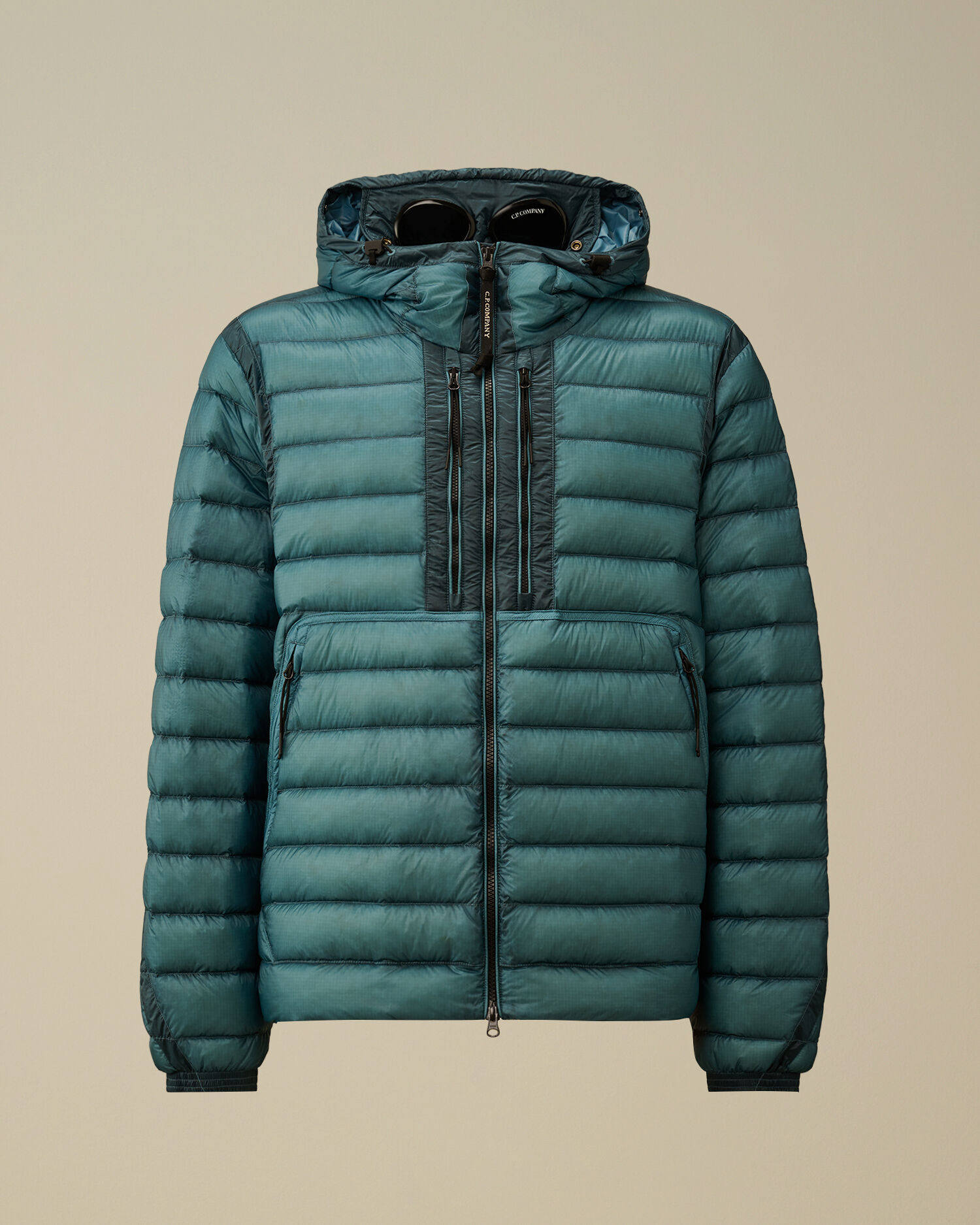D.D. Shell Goggle Down Jacket カラー: AEGEAN BLUE