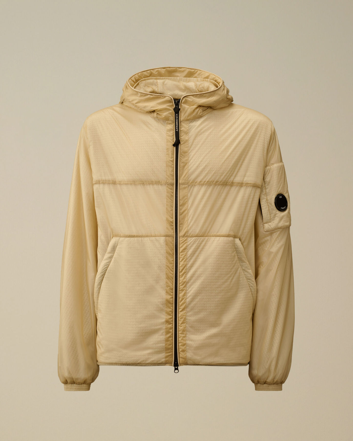 Nada Shell Hooded Padded Jacket カラー: PISTACHIO SHELL - BEIGE