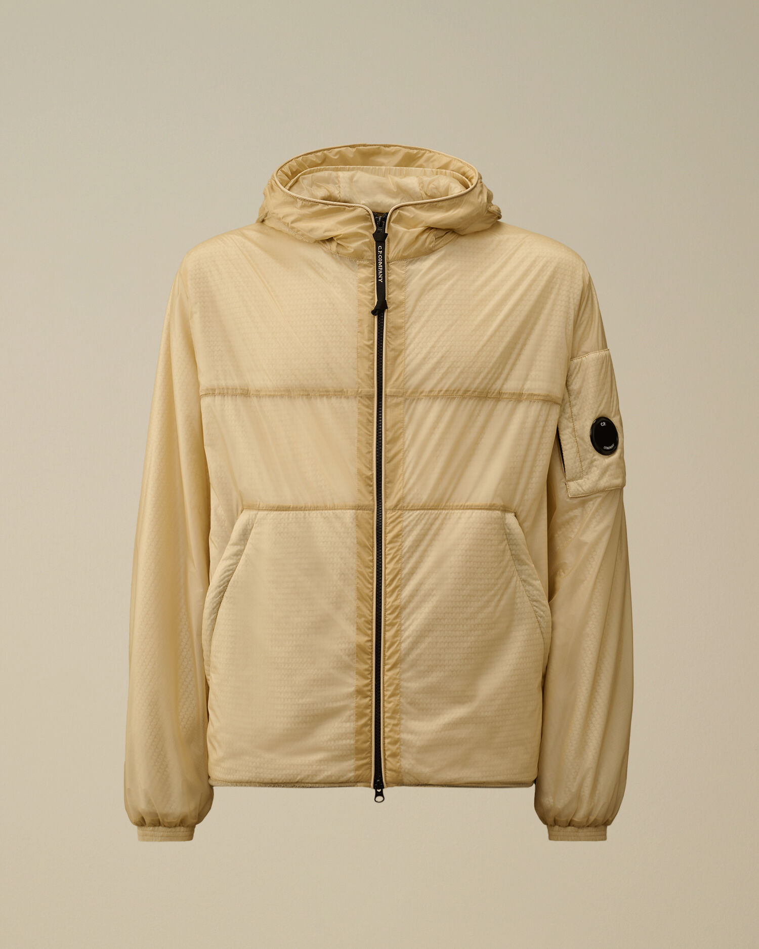 Nada Shell Hooded Padded Jacket カラー: PISTACHIO SHELL - BEIGE