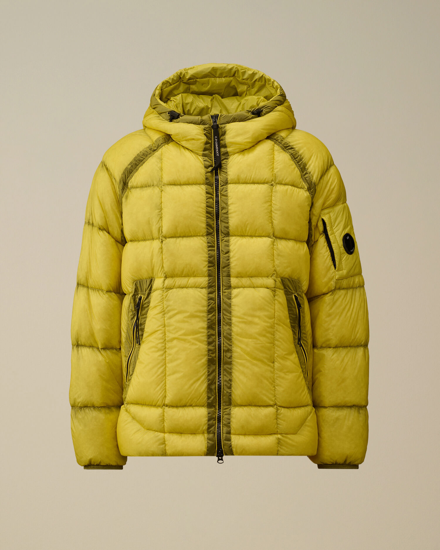 D.D. Shell Hooded Down Jacket カラー: GREEN SHEEN