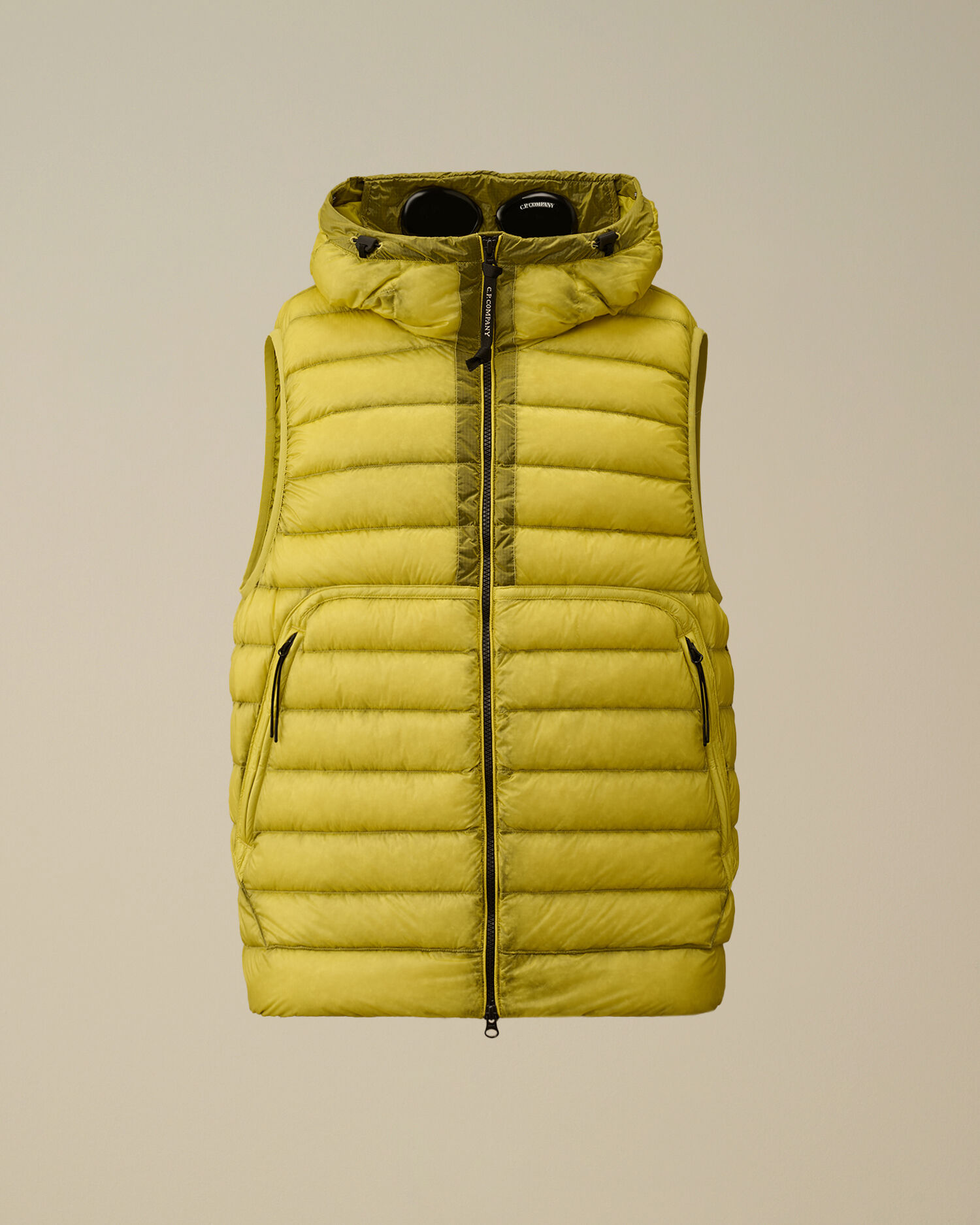 D.D. Shell Goggle Down Gilet カラー: GREEN SHEEN - YELLOW