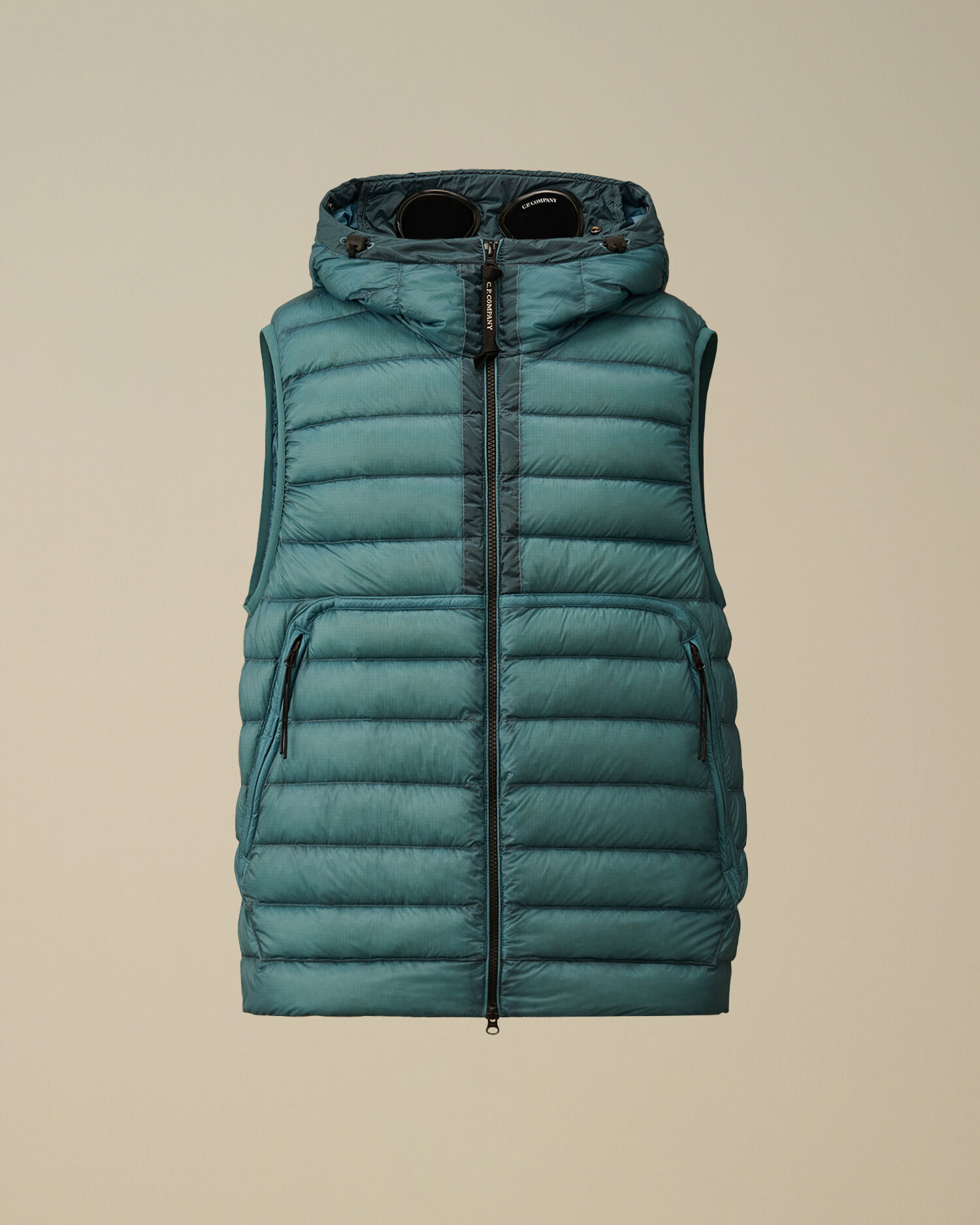 D.D. Shell Goggle Down Gilet カラー: AEGEAN BLUE