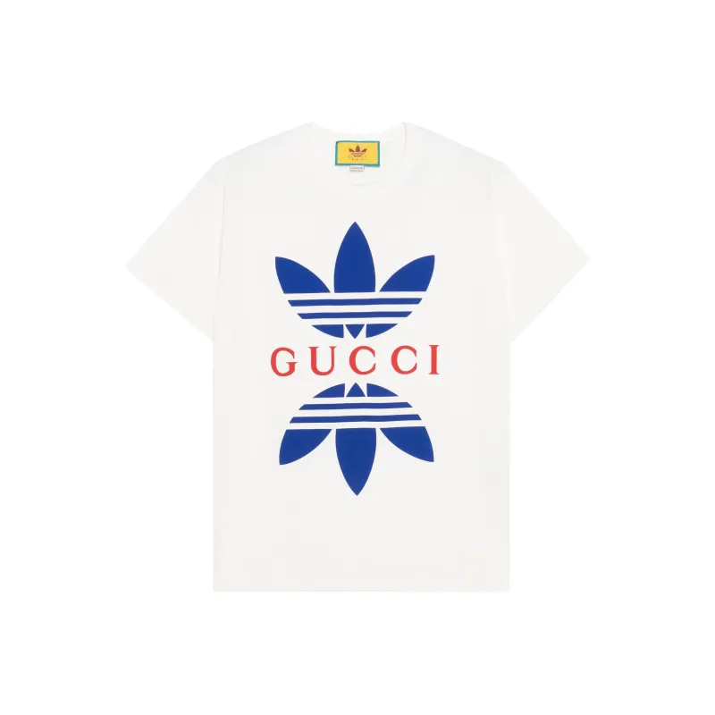 [ユニセックス] GUCCI x Adidas コットンジャージーTシャツ
