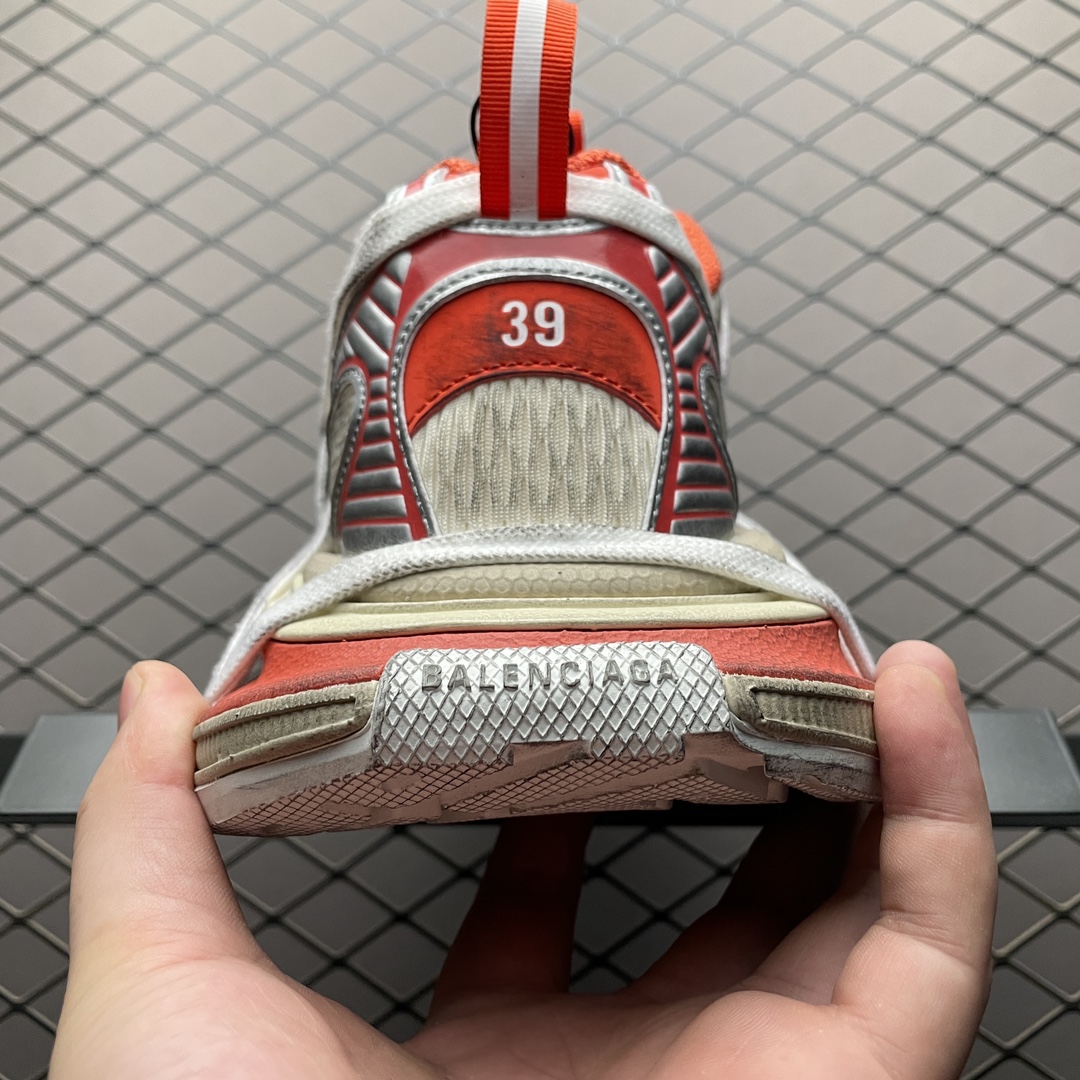 Balenciaga 3XL Extreme Lace Sneaker Orange/Beige(778698W3XLKK7597)