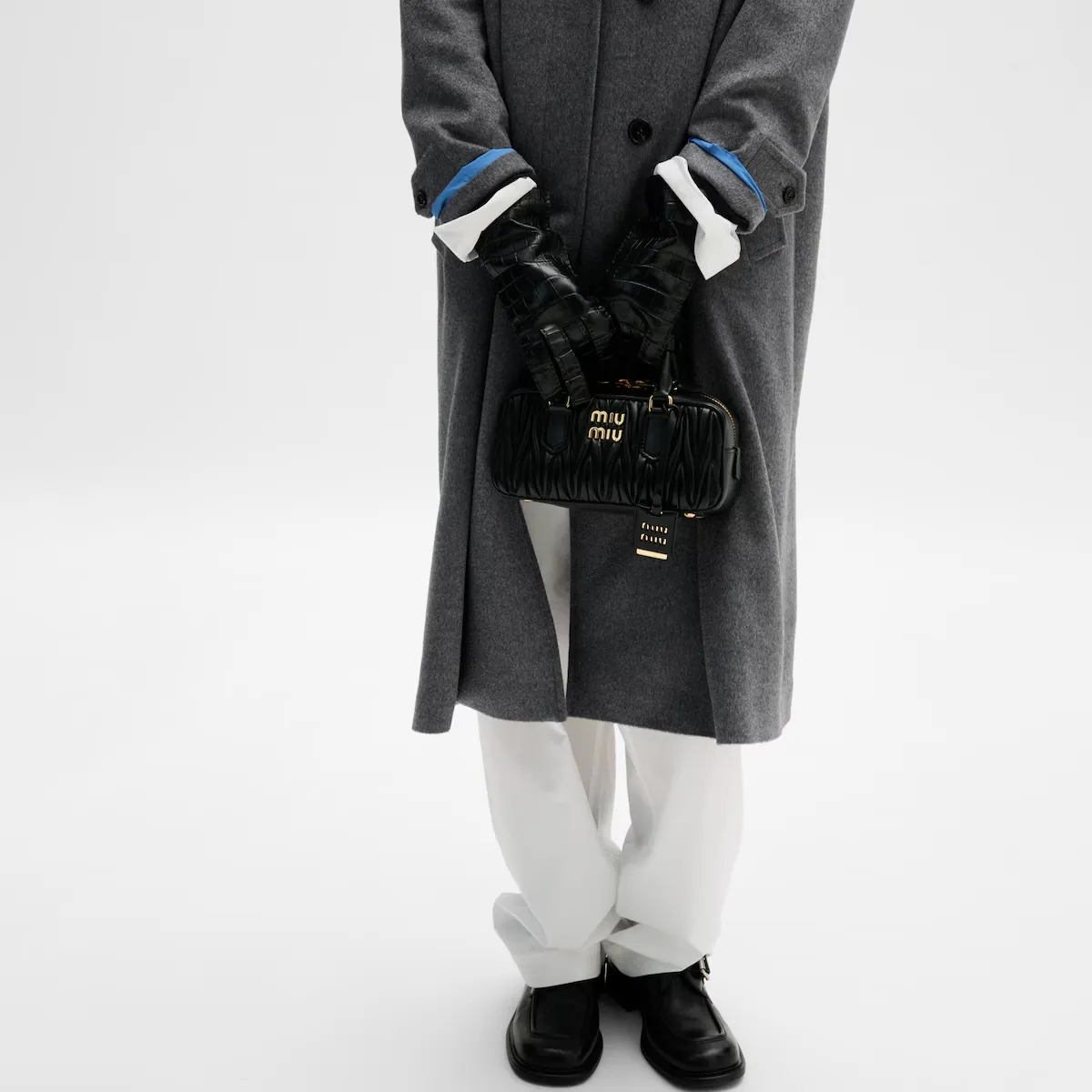 【MIU MIU】アルカディ マトラッセ レザー バッグ レギュラー