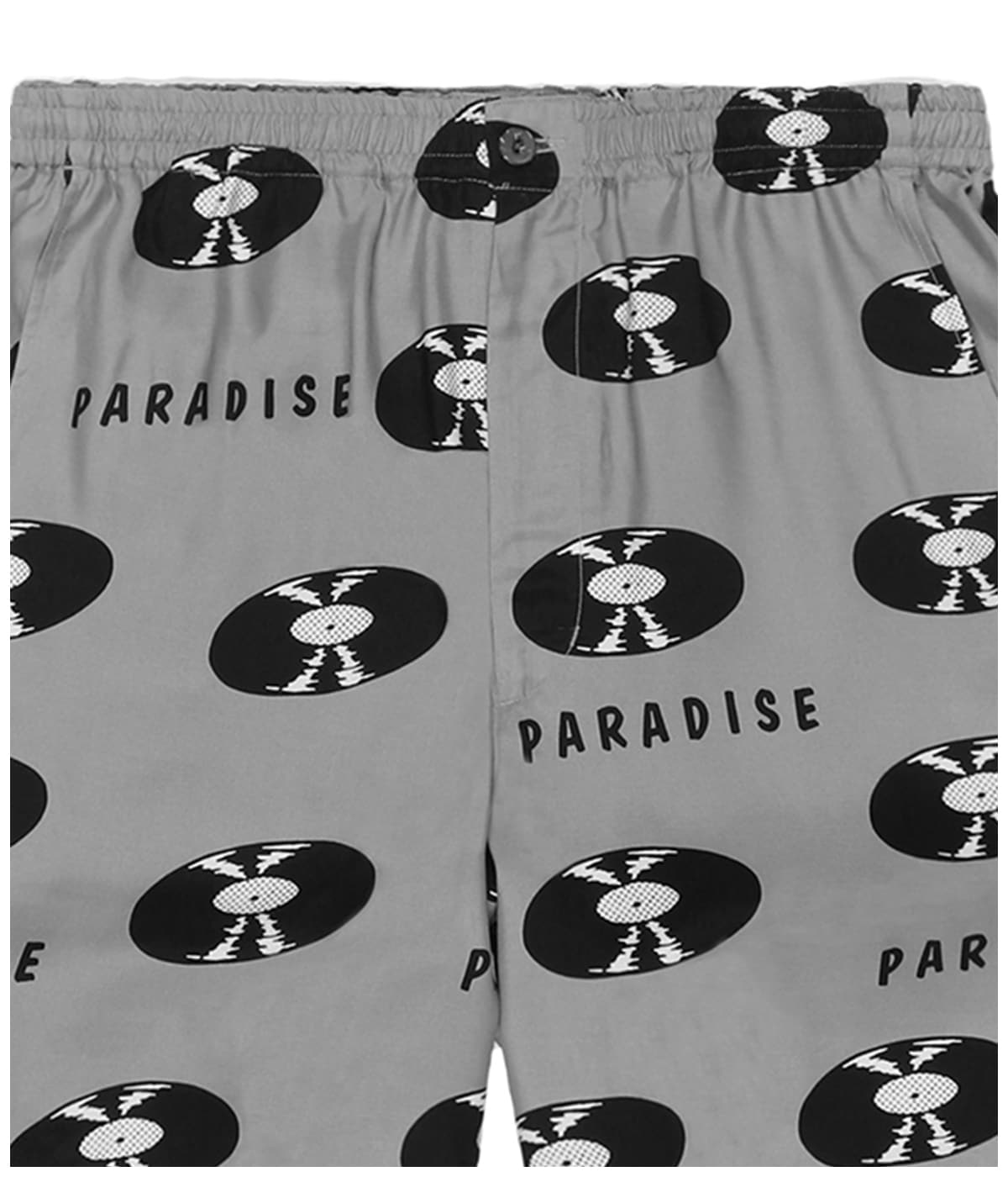RECORDS HAWAIIAN SHORTS【GRAY】