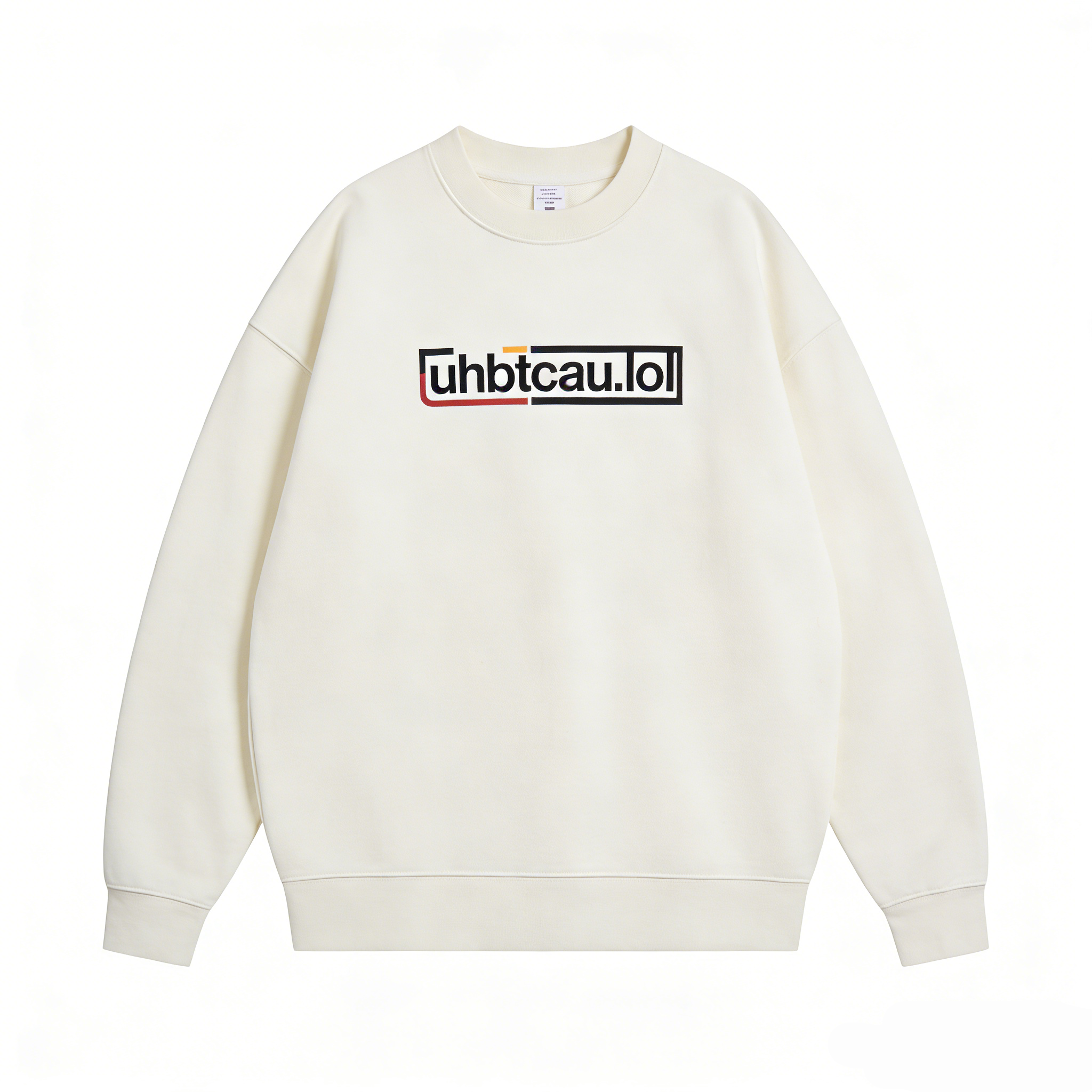 uhbtcau.lol ブランドのクルーネックスウェットシャツ、100% 純綿、420 ​​グラム。