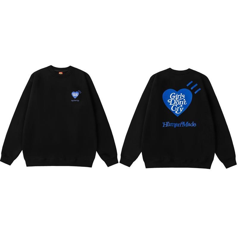 HUMAN MADE 秋冬 ラブプリント ラウンドネック スウェットシャツ 男女兼用 (#2)