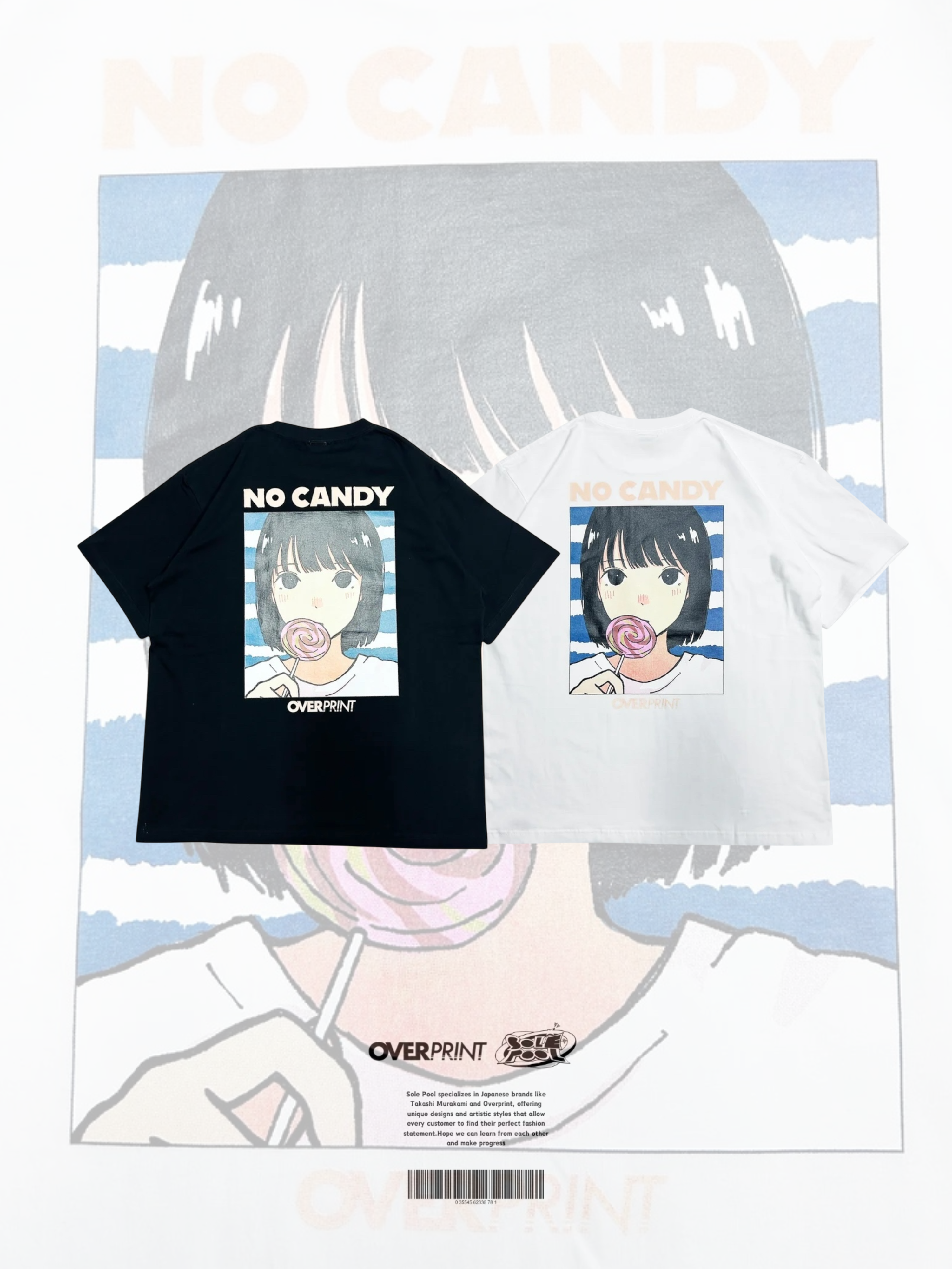 Over Print No Candy Tee