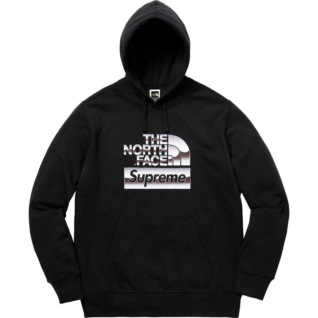 Supreme®/The North Face® 18FW Metallic Logo Hooded Sweatshirt