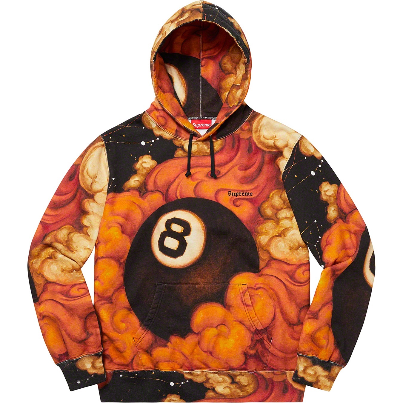 Martin Wong/Supreme 8-Ball Hooded Sweatshirt