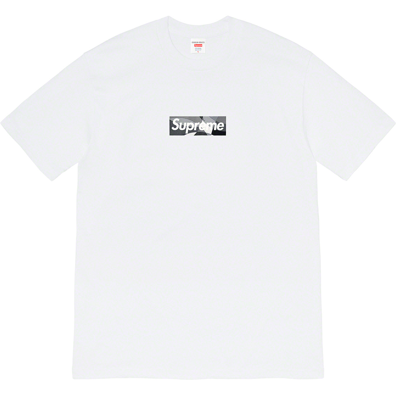 Supreme®/Emilio Pucci® Black Box Logo Tee 