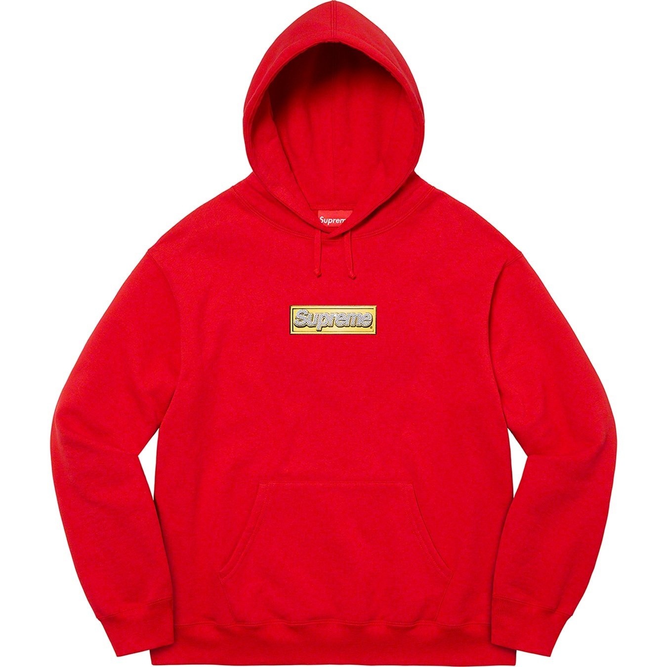 Supreme 22FW Bling Box Logo Hooded Sweatshirt