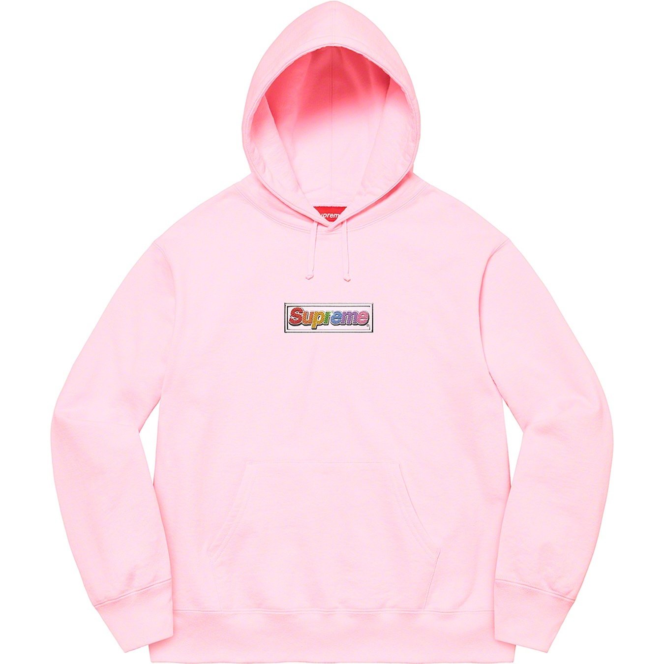Supreme 22FW Bling Box Logo Hooded Sweatshirt