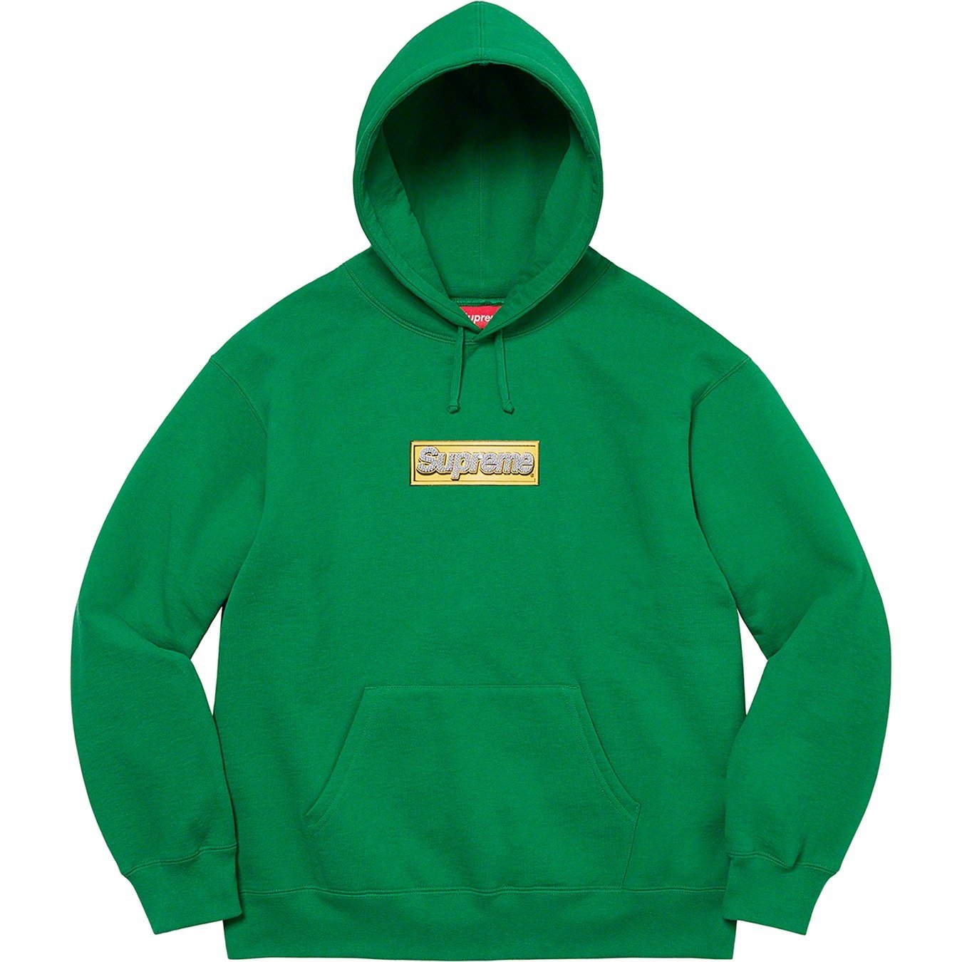 Supreme 22FW Bling Box Logo Hooded Sweatshirt