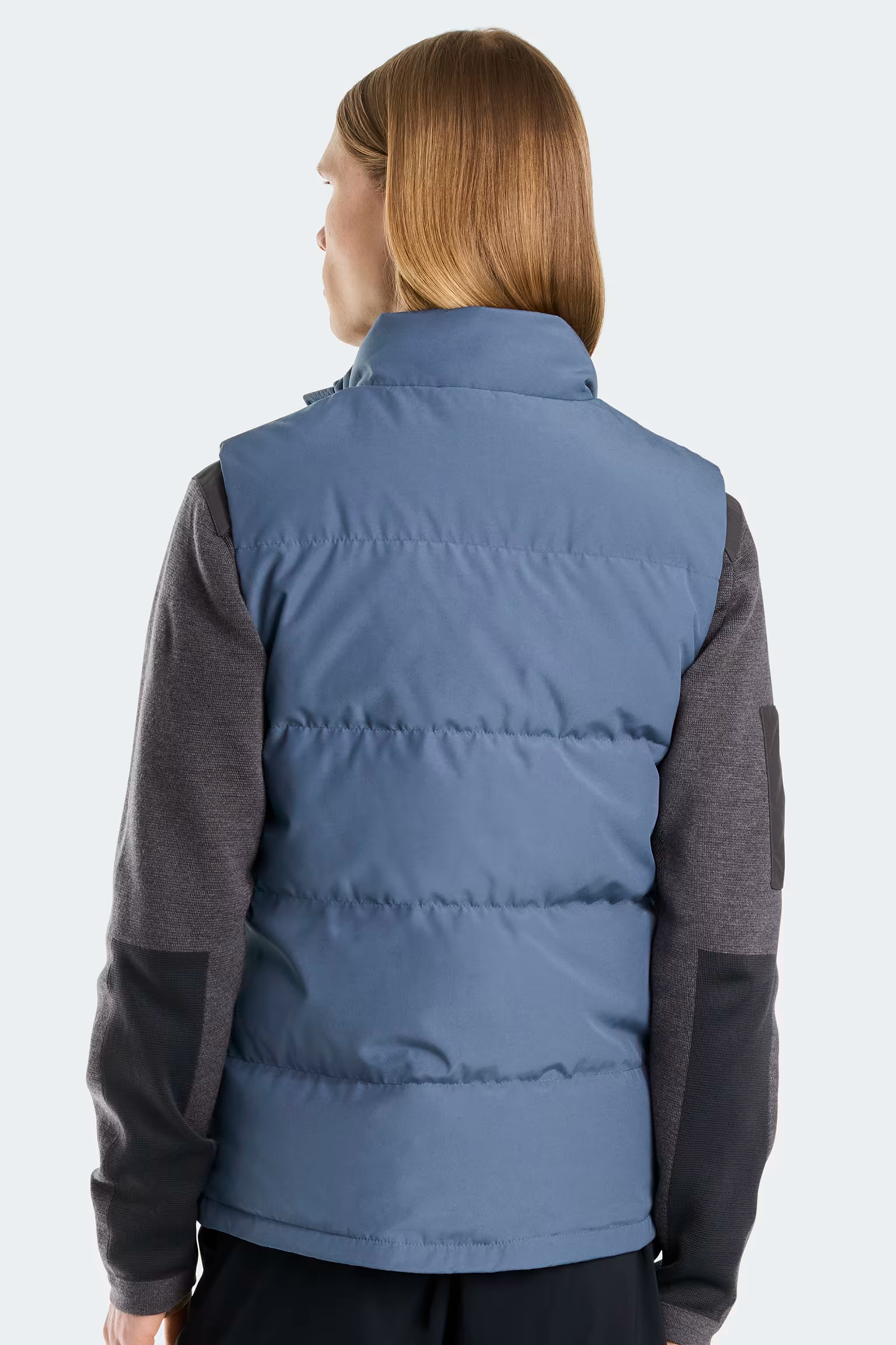 カナダグース フリースタイル クルーベスト ユニセックス (オゾンブルー)