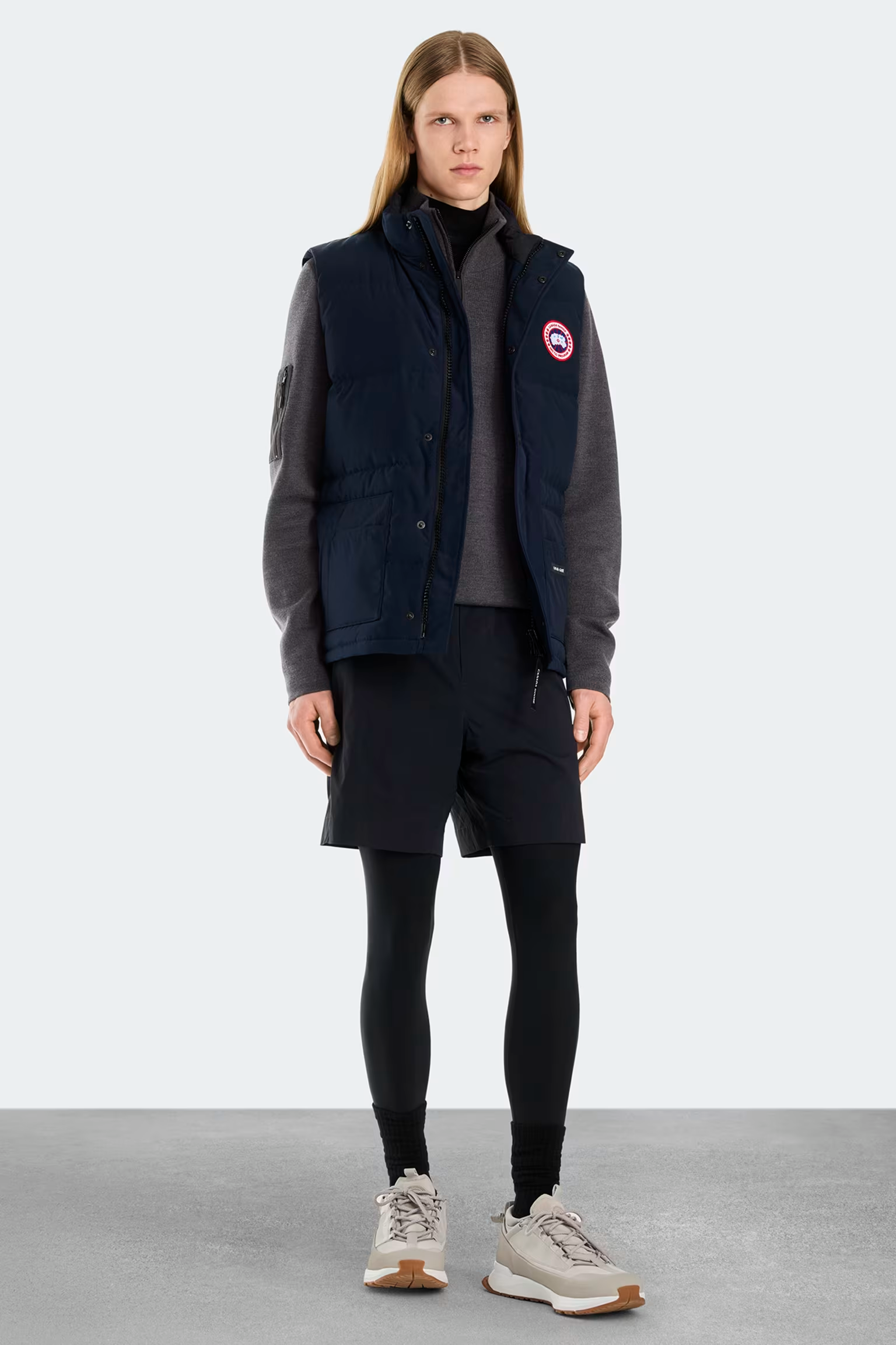 カナダグース フリースタイル クルーベスト ユニセックス (大西洋海軍)