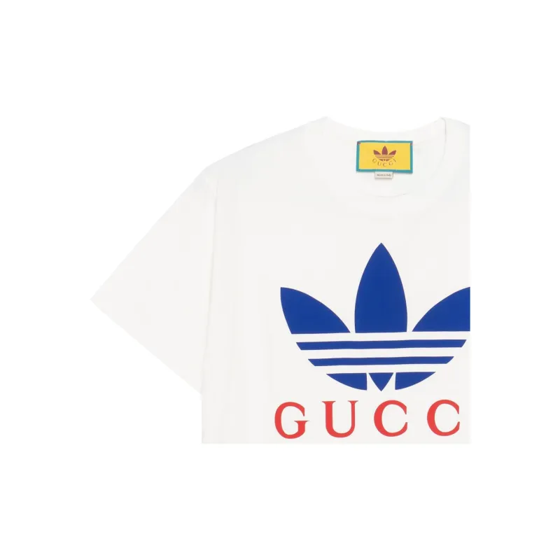 [ユニセックス] GUCCI x Adidas コットンジャージーTシャツ