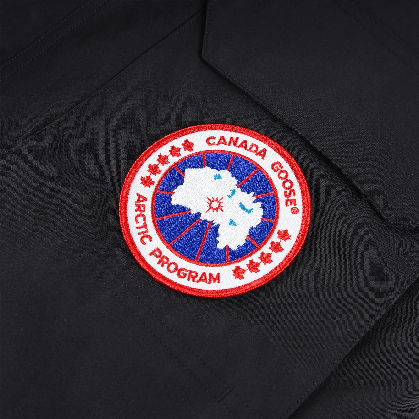 CANADA GOOSE エクスペディション パーカー 4660M ユニセックス カップルスタイル ダウンジャケット ミドル丈コート (ブラック)