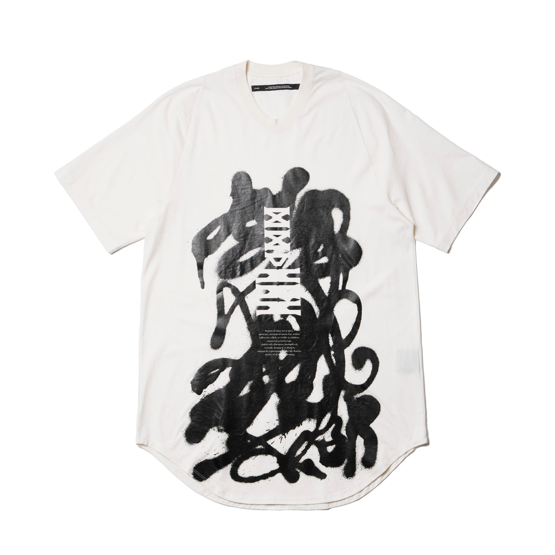 887CPM1 Off White / JD Abstract Graffiti Tee