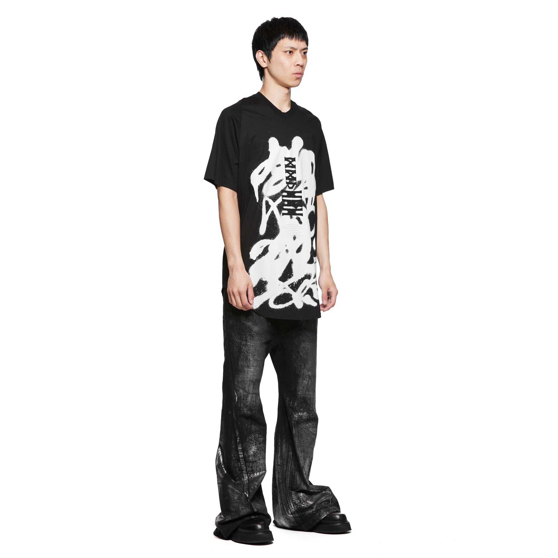 887CPM1 Black / JD Abstract Graffiti Tee