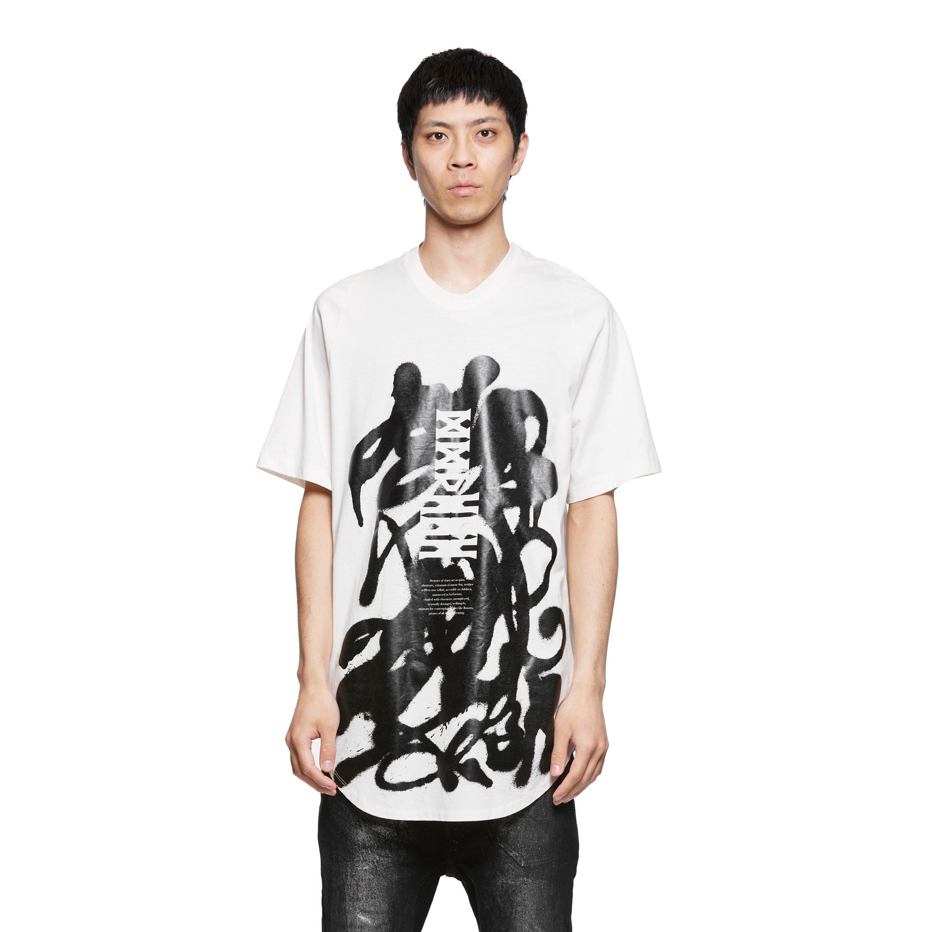 887CPM1 Off White / JD Abstract Graffiti Tee