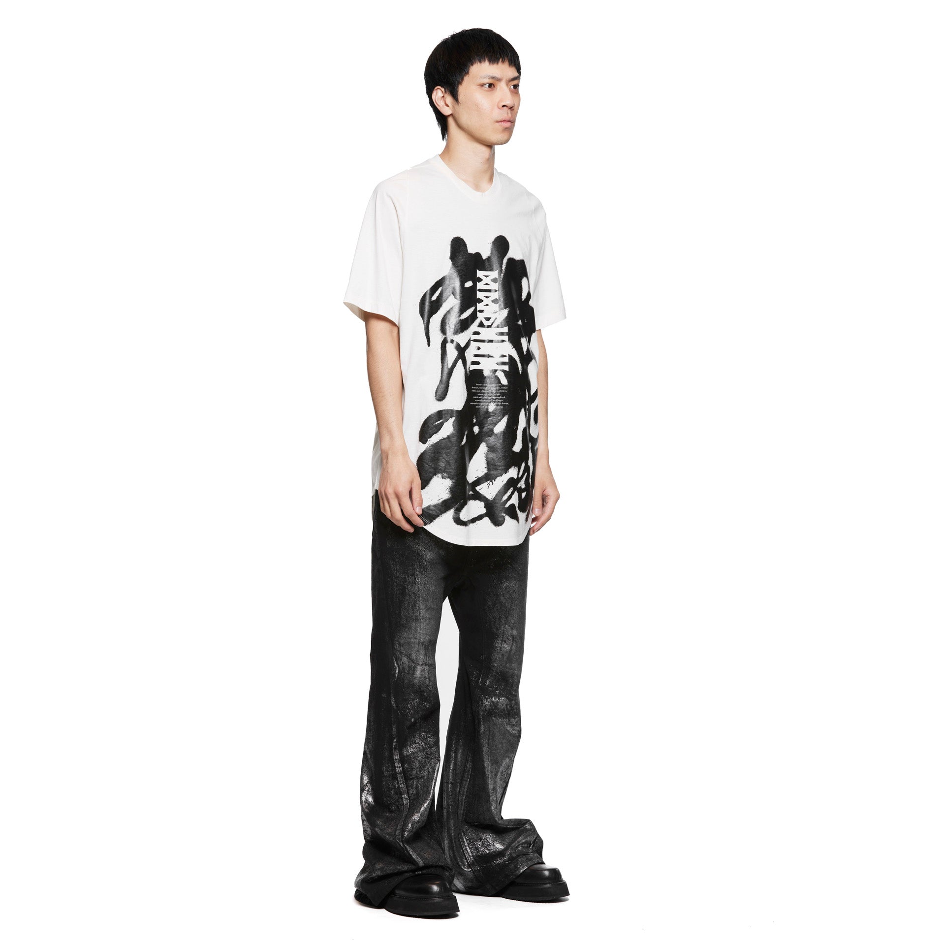 887CPM1 Off White / JD Abstract Graffiti Tee