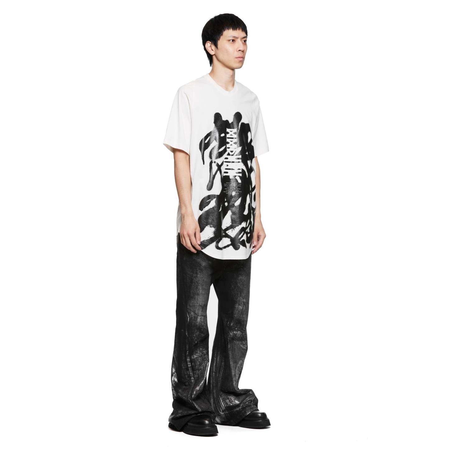 887CPM1 Off White / JD Abstract Graffiti Tee