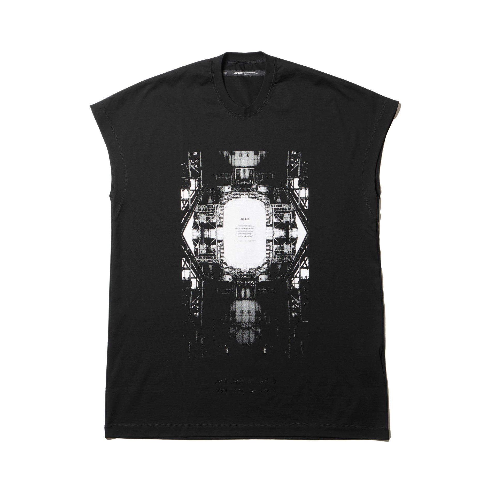 907CPM3 Black / Europa Graphic Sleeveless T-Shirt