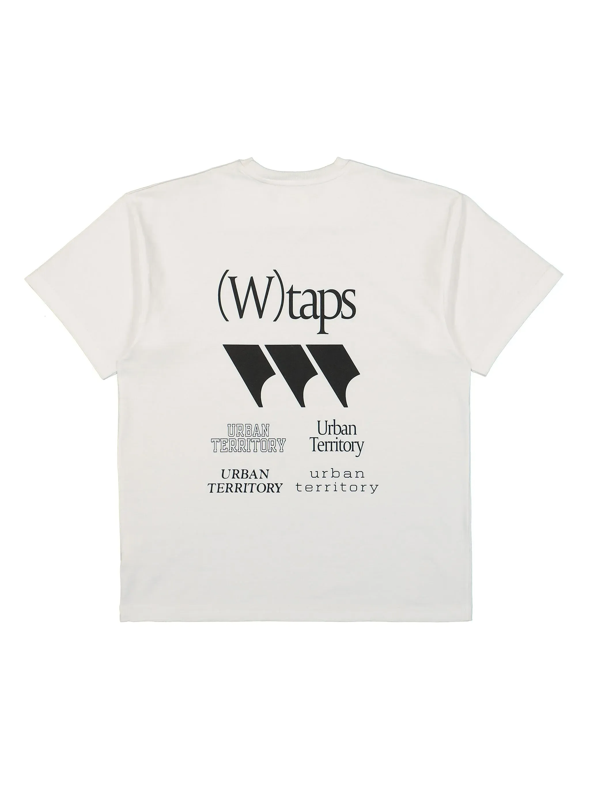 WTAPS OBJ 24SS COTTON Japanese loose casual round neck front and back