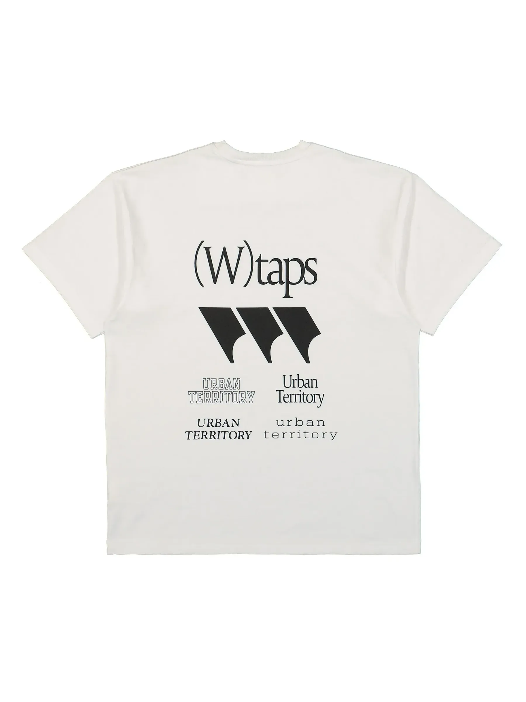 WTAPS OBJ 24SS COTTON Japanese loose casual round neck front and back printed short-sleeved T-shirt