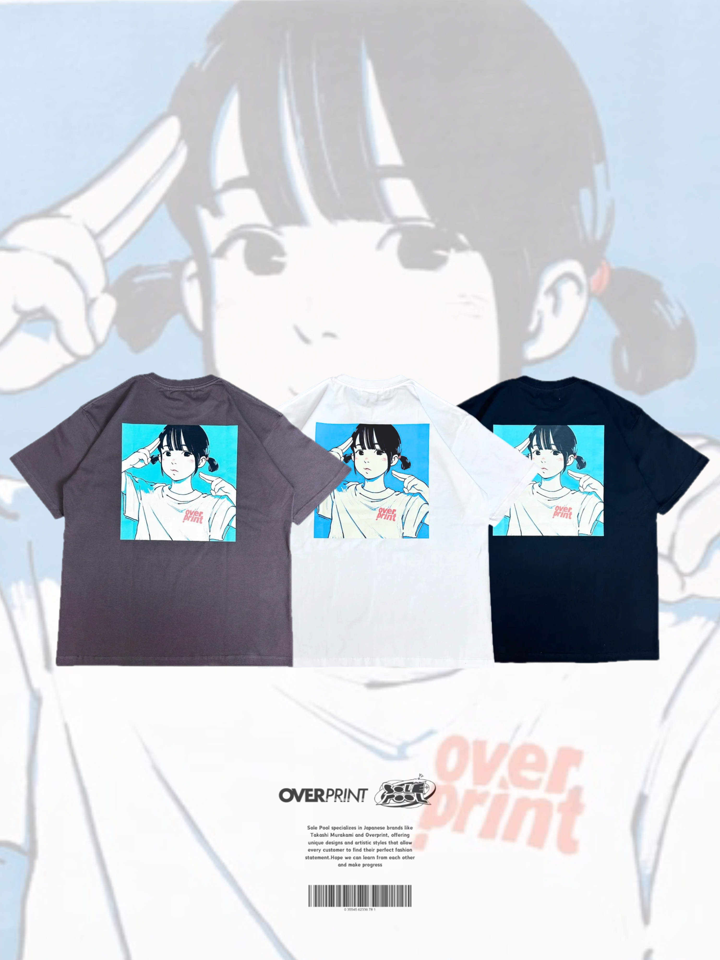 Over Print Pop Art Tee Ver:2 *Tokyo Pop Up Limited
