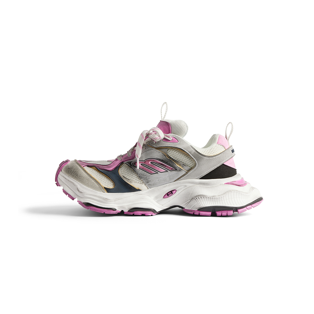 Balenciaga WMNS Cargo Sneaker Grey/White/Pink(785756W2MV11950)