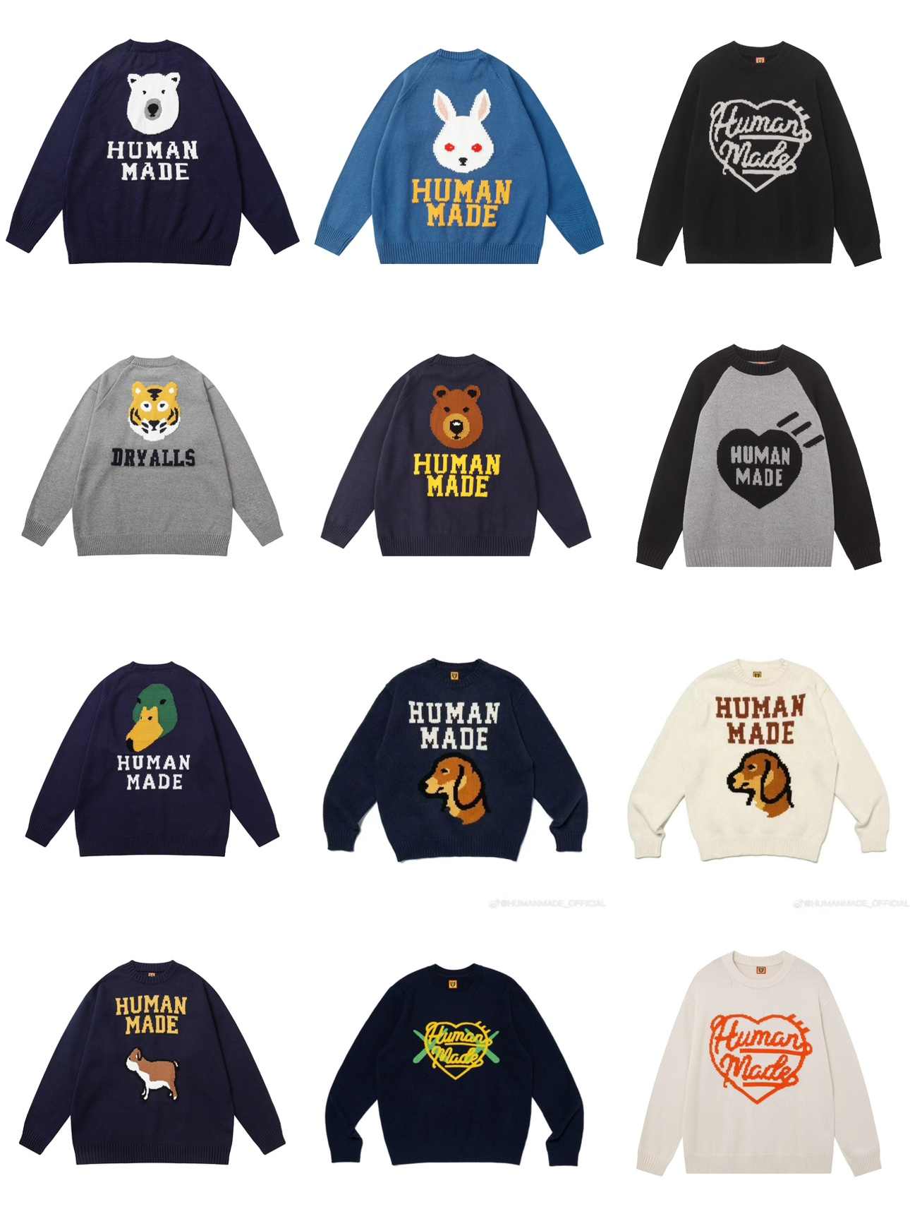 humanmade针织毛衣- Top 100件humanmade针织毛衣- 2025年1月更新- Taobao