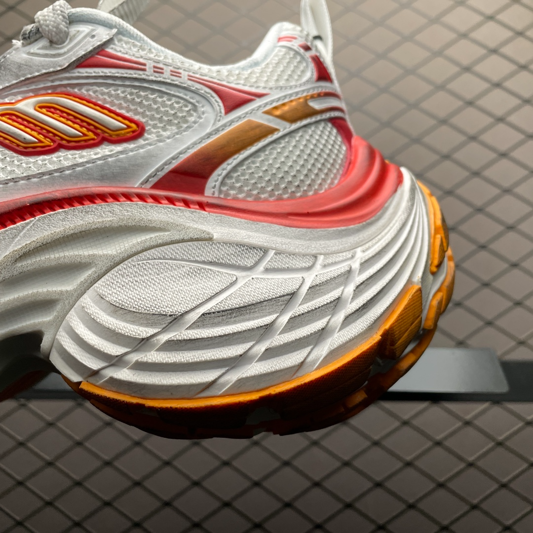 Balenciaga WMNS 10XL Sneaker White/Red/Orange(792778W2MV29670)