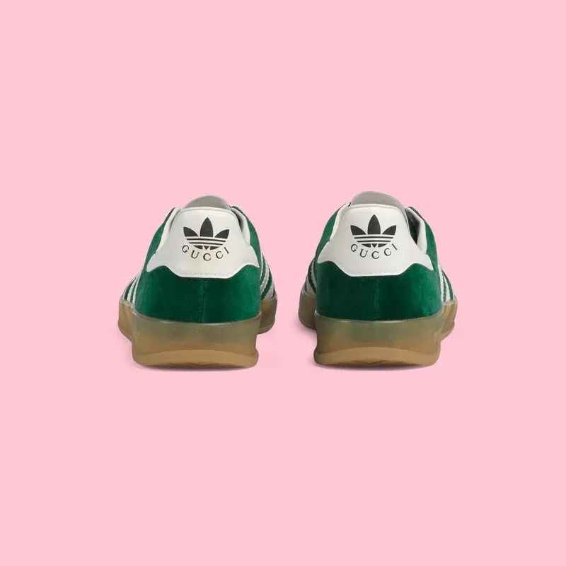 【GUCCI】× ADIDASコラボ Gazelle スニーカー(緑)商品番号: sku1718966604863
