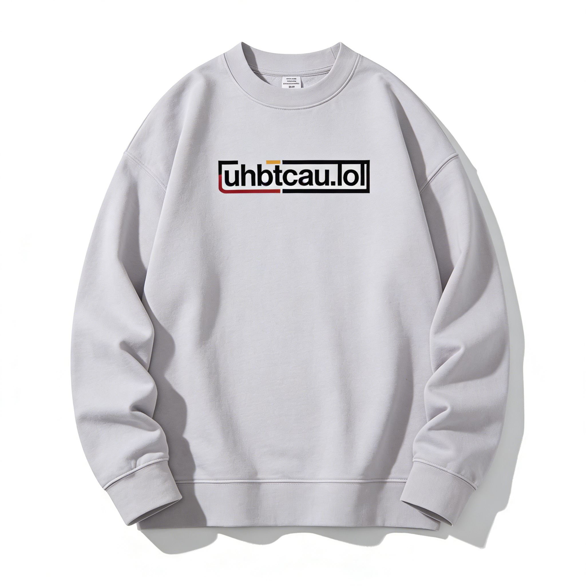 uhbtcau.lol ブランドのクルーネックスウェットシャツ、100% 純綿、420 ​​グラム。