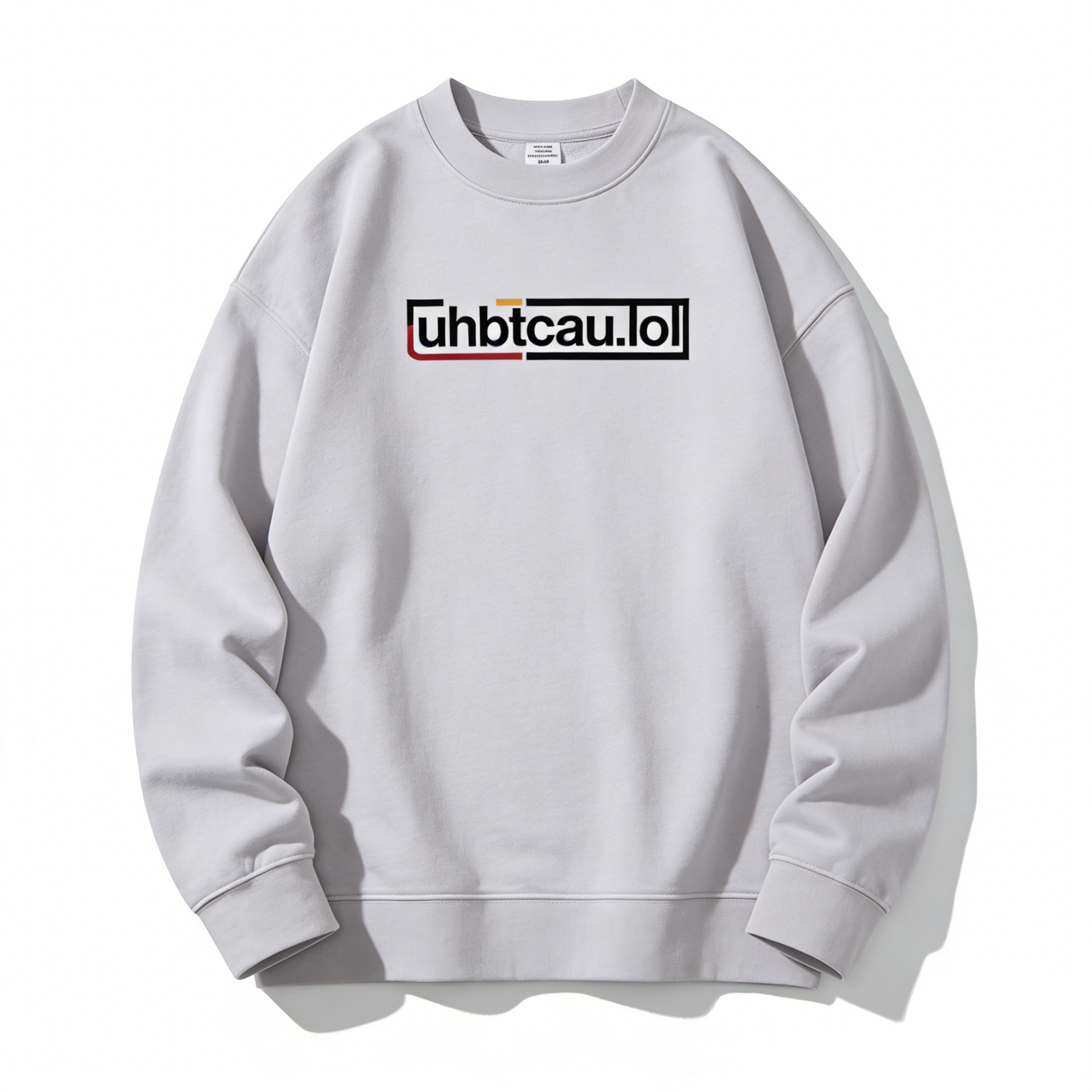 uhbtcau.lol ブランドのクルーネックスウェットシャツ、100% 純綿、420 ​​グラム。
